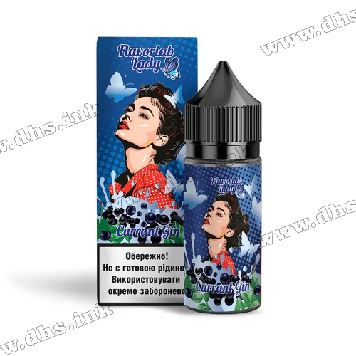 Набор для самозамеса Flavorlab Lady Salt 30 мл (50 мг) - Currant Gin (Смородиновый Джин)